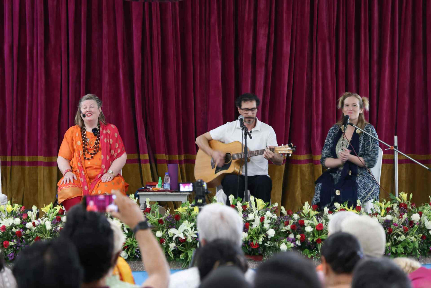 Music at Palampur Ashram, India