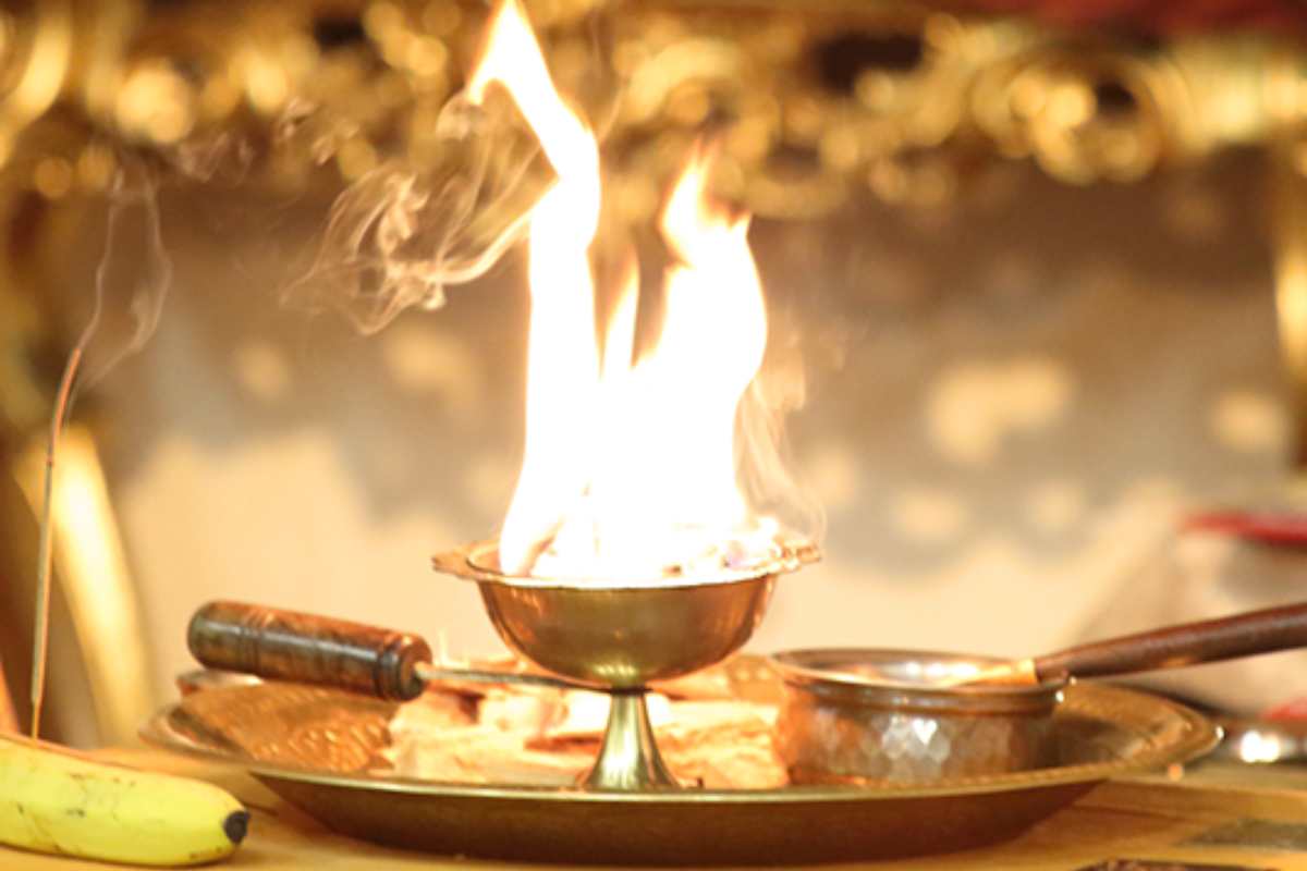 Lakshmi Fire Ceremony